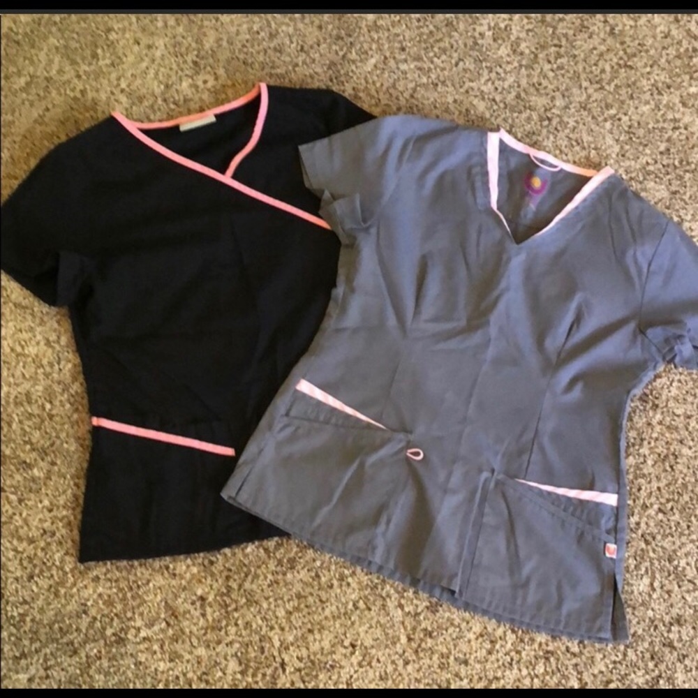 Urbane scrub tops